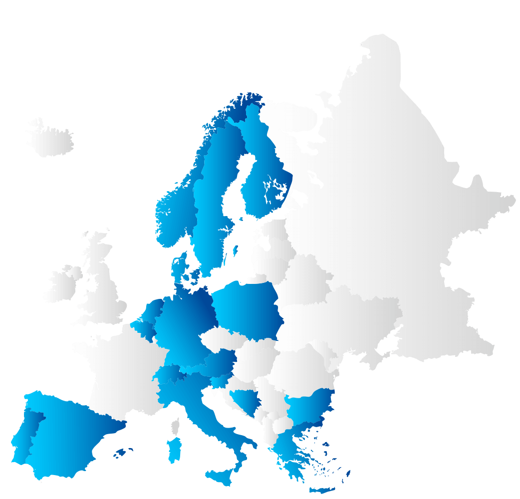 EMPSA Europe map